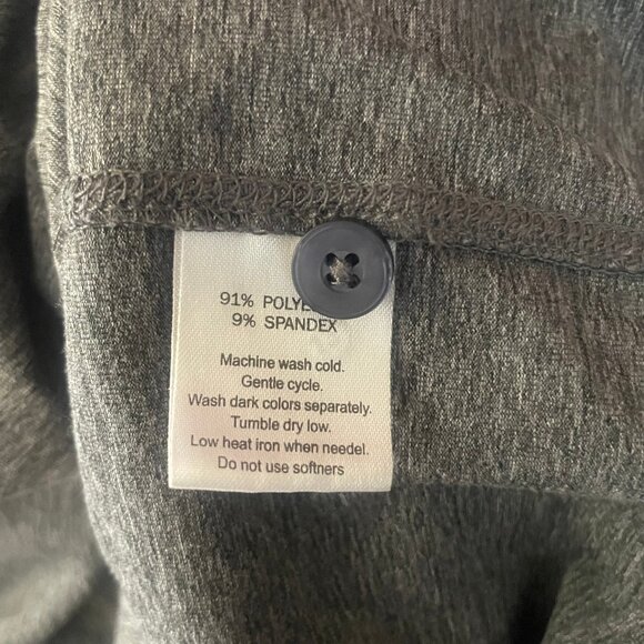 UNTUCKit Polo Shirt Mens Size 2XL XXL Gray Golf Office Polyester Spandex SS - Picture 4 of 6